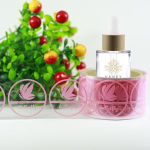 Customized Transparent Clear Labels Paper Cosmetics Private Label