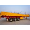 China 3 axle 40 cargo trailer wall panels semi flatbed trailers - CIMC wholesale
