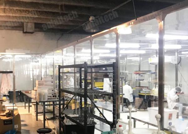 ESD Walls ISO Class 7 Hardwall Clean Room Modular Plexiglass Sandwich Panel