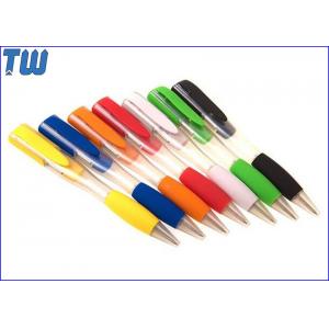 China 2 IN 1 Plastic Ball Pen Design USB Flash Drive Separately Pen Drive supplier