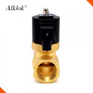 China Electric Steam Control Valve 2 Way , Brass Solenoid Valve For Steam Cleaner supplier