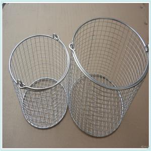 stainless steel hospital disinfection baskets sterilization baskets/medical hospital perforated wire mesh baskets