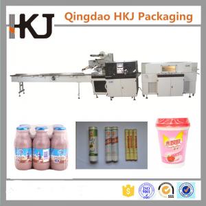 220V 22KW Automatic Shrink Wrap Machine / Snacks Packing Machine 7250*1190*1650mm