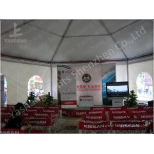 Training 3M Large Shade Gazebo Canopy Tents With Sidewalls / Transparent PVC Windows