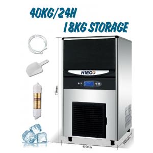 40kg/24Hrs Ice Cube Maker Machine Self-Inspection Small Ice Machine For Home Bar