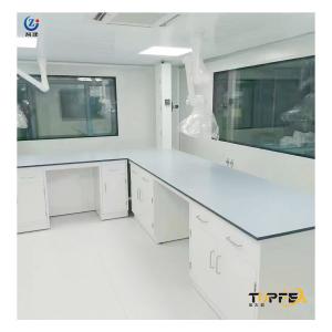Acid Resistant Laboratory Ceramic Worktop , Flat Edge Lab Bench Countertop