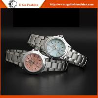China 005A Pink Fashion Jewelry Watch Rhinestone Bling Watches Stainless Steel Woman Watch Hot on sale