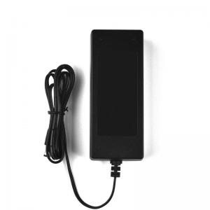 China Laptop AC DC Power Adapter 24W Desktop Type 2 Pin Black Color For CCTV Camera supplier