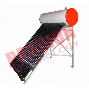 Flat Roof Thermosiphon Solar Water Heater Copper Pipe Anti Corrosion Material