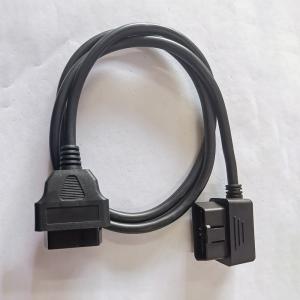 Black Stable OBD2 Extension Cable 16 Pin Male To Female Length 150cm
