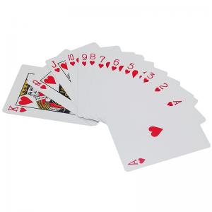 China Print 0.30-0.32Mm Thickness Plastic Playing Cards Set PVC Waterproof Deck With Custom Box supplier