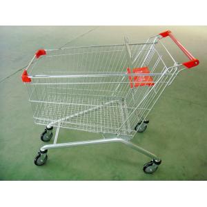 Large Scale Shopping Malls / Supermarket Shopping Carts Trolleys With Baby Seat