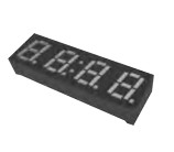 China ODM commun d'OEM d'anode de segment de l'affichage 7 de segment du chiffre SMD sept du noir 4 supplier