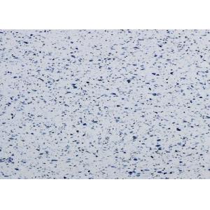 Royal Blue Color Composite Quartz Stone Tiles Solid Surface Polished Table Top