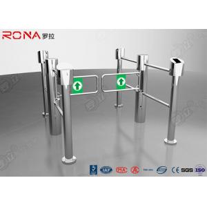 China Full Automatic Swing Gate Turnstile Sigle / Bi - Directional Supermarket Electronic Type supplier