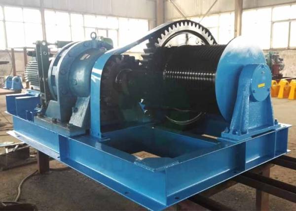 500 KN heavy material loading wire rope pulling electric mooring winch for marine and boat