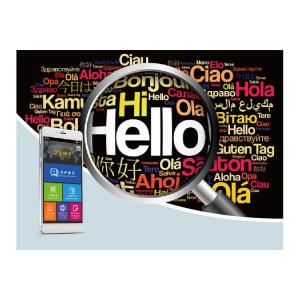 Touch Screen English To Spanish Voice Translator , Voice Language Translator Device V100