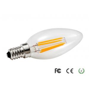 China PFC 0.85 4W C35 LED Filament Candle Bulb Lamp For Residential Lighting supplier