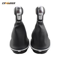 China Custom Car Genuine Leather Boot Manual Speed 5 6 Gear Stick Shift Lever Knob For Seat Leon 1 on sale