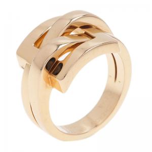 China Customized Women's Gold Ring Size 52 / 1.4cm Width No Diamond New Condition supplier