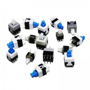 China 5.8x5.8 7x7 8x8 8.5x8.5mm LOT Self Locking / UNlock Push Tactile Power Micro Switch 6 Pin Button Switches supplier