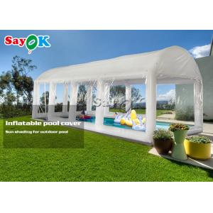 Party Pool Air Tent Custom Airtight PVC Inflatable Swimming Pool Cover Tent
