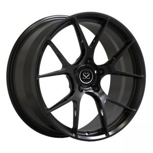 China Black Spoke 1 PC Forged Wheels 19inch Staggered For Audi S4 Luxury Car Rims supplier