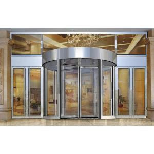 China Building Entry automatic revolving door for PLA Academy of Military Sciences university supplier