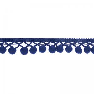 Blue Pillow Curtain Ball Tassel 2.5cm Pom Pom Trim