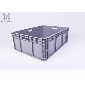 800 * 600 * 230 Euro Stacking Containers , Straight Sided Plastic Storage Boxes