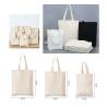 Custom Cotton Canvas Tote Bag Cotton Canvas Bag Reusable Shopping Bags Silk Screen Branded Strap Tote Bag Cotton Canvas Shopping Bag Custom Printed Logo Recycled Cotton Canvas Shopping Tote Daily