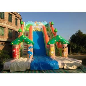 China Good quality inflatable high dry slide inflatable animals forest colourful high dry slide supplier