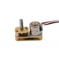 China 10mm Worm Mini Geared Stepper Motor 5V Horizontal Right Angle 2 Phase on sale