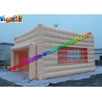 China Amzing Inflatable Party Tent Clear Window Marquees With Bottom Cloth on sale