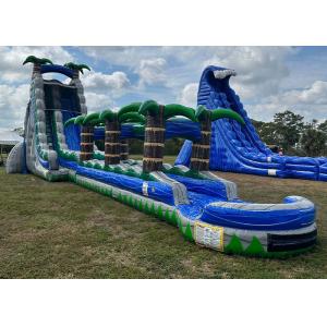 China Big Kid Inflatable Water Slides Outdoor Game PVC Giant Double Water Slide Inflatable supplier