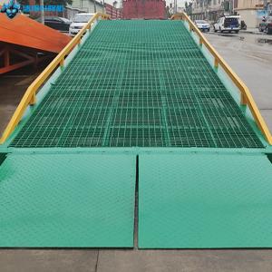 China Factory Sale New 10 Tons Mobile Loading Bridge Container Ramp for Forklift Warehouse Movable Loading Dock Ramp Truck wholesale