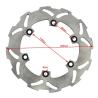 China Rotor de disco de freno trasero fijo de 220 mm OD para Yamaha TT 250 YZF R6 600 YZF R1 1000 Frenado suave y rendimiento constante wholesale