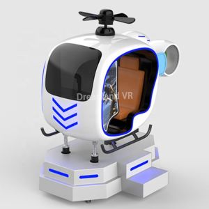 China 9D VR Helicopter Simulator 3DOF Electric Dynamic System 280x125x220cm wholesale