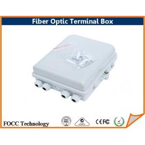 4 Port FTTH Outdoor Fiber Optic Termination Box With SC / LC / FC / ST Connector