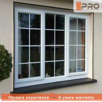 China 2.0mm Thickness Aluminum Sliding Windows Sash Windows Materials With Screen Balcony Double Glass on sale