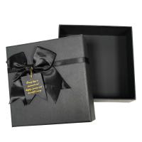 China High Quality Luxury Black Custom Gift Box Jewelry Wedding Gift Boxes With Ribbon on sale