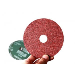 100mm Aluminum Oxide Resin Fiber Sanding Discs For Angle Grinder Start from Grit 24