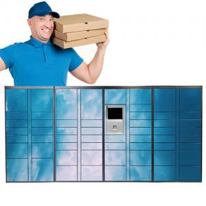 China E-Commercial Box Parcel Delivery Lockers With 22 Inch Screen And Android System supplier
