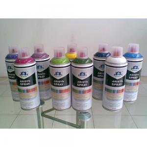 China Non toxic Eco-friendly Artist Aerosol Spray Paint for Wood / Plastic / Metal Surface supplier