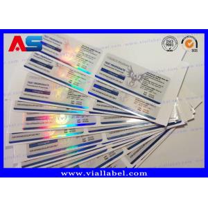 Customizable Sticker Colour 10ml / 2ml Vial Labels  Bodybuilding For Laboratory Testing