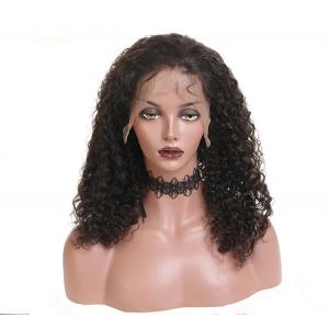 China Kinky Curly Long In Lace Front Human Brazilian Hair Wigs For Black Lady supplier
