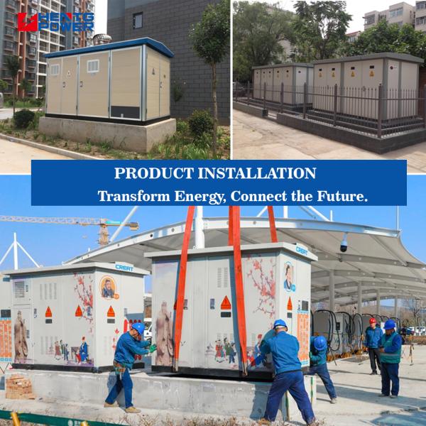 China 35KV Three Phase Compact Substation for Solar Plant with Industrial Controls wholesale