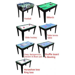 12 In 1 Multi Purpose Game Table Multicolor Design Table Tennis Pool Table