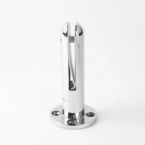 China Base Plated Round Glass Spigot Stainless Steel 316 2205 With Hole Railing Pool Fencing supplier