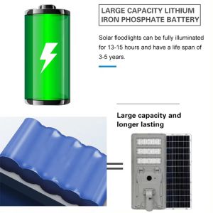 China 防水 オールインワン 太陽光路面灯 100W アルミニウム 屋外灯 18V 36V wholesale